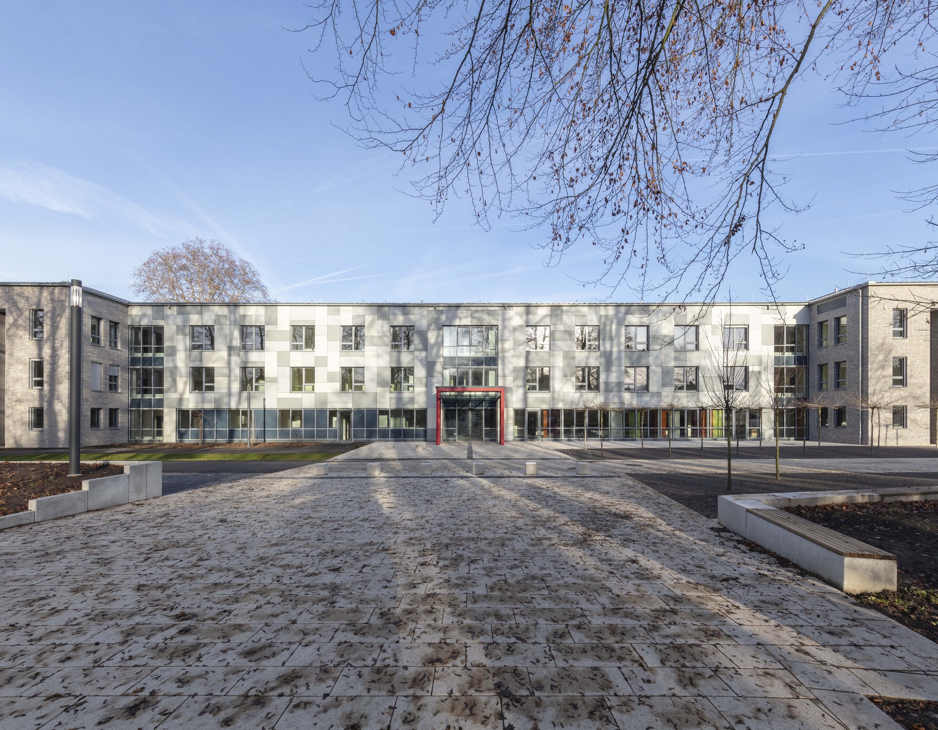 Münster, Ersatzneubau eines Klinikgebäudes mit 140 Betten für die LWL-Klinik Münster.
Bild: PODEHL Fotodesign