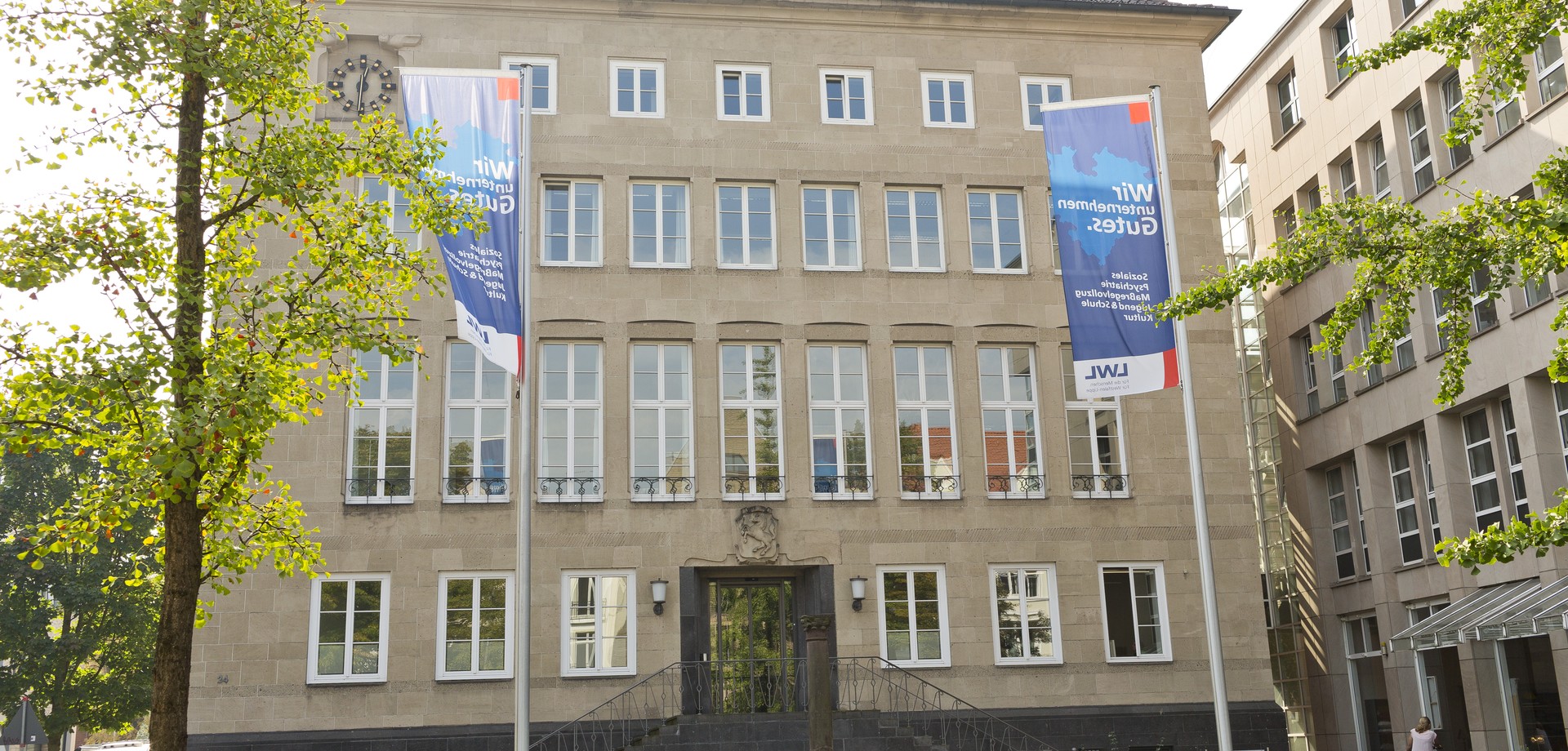 Sitz des Bau-und Liegenschaftsbetriebes in Münster, Warendorfer Straße 24.
Bild: Ralf Emmerich