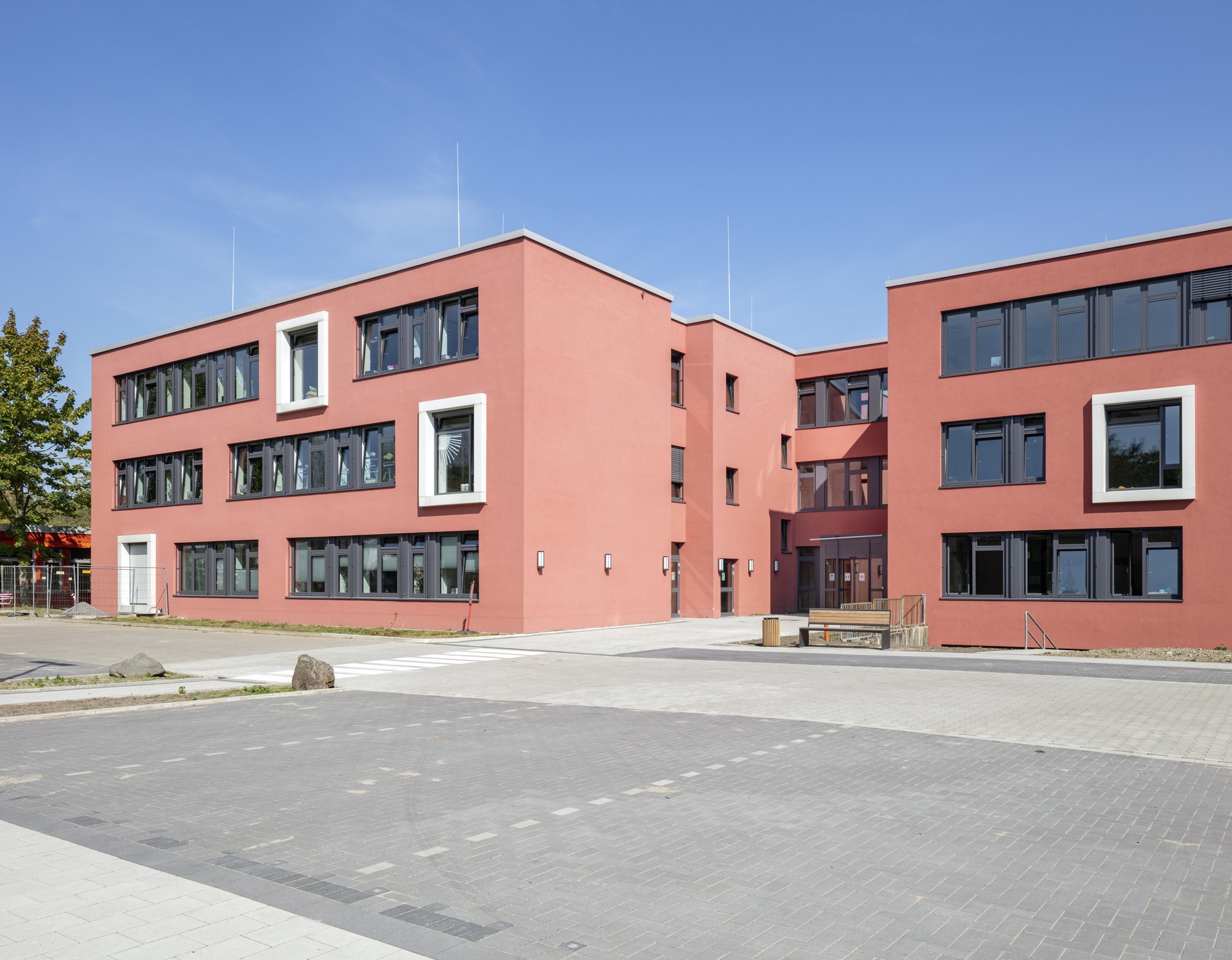 Dortmund, Schule am Marsbruch, südliche Ansicht eines Wohngebäudes.
Bild: PODEHL Fotodesign