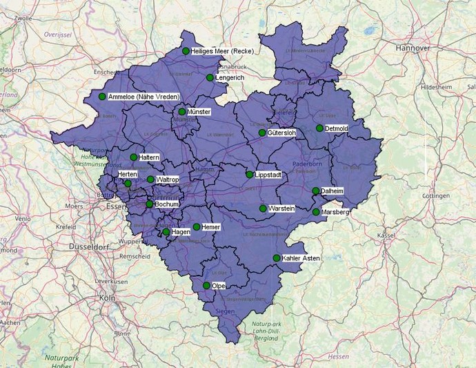 Wirtschafts- und Erholungswälder des LWL-BLB in Wesstfalen-Lippe