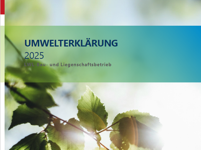 Das Bild zeigt die 1. Seite der Umwelterklärung