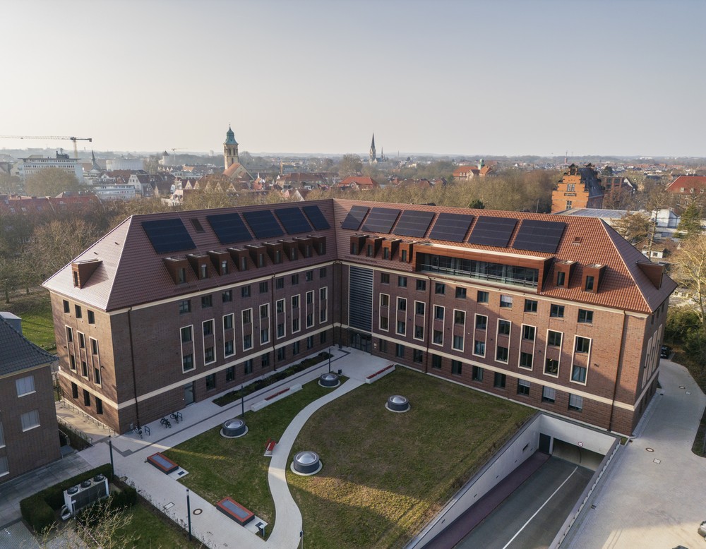 Drohnenaufnahme Gebäude G
