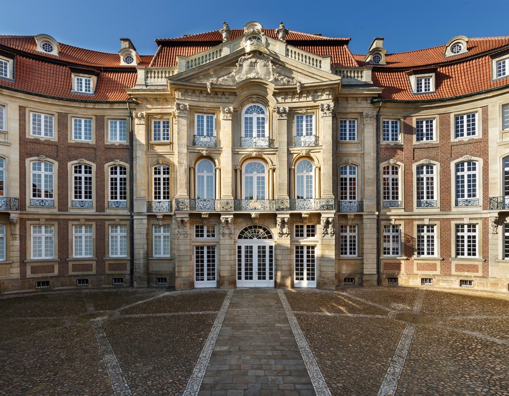 Münster, Fassade Erbdrostenhof.
Bild: LWL-BLB