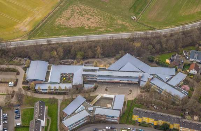 Drohnenaufnahme Hedwig-Dransfeld-Schule