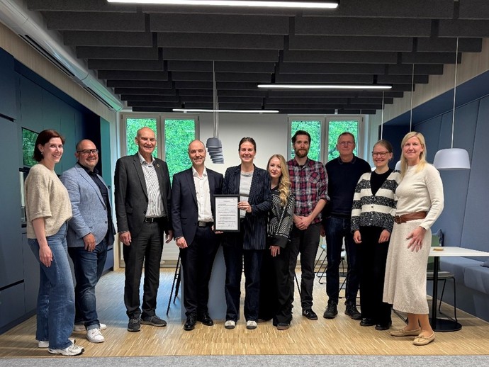Das Bild zeigt die EMAS-Projektgruppe